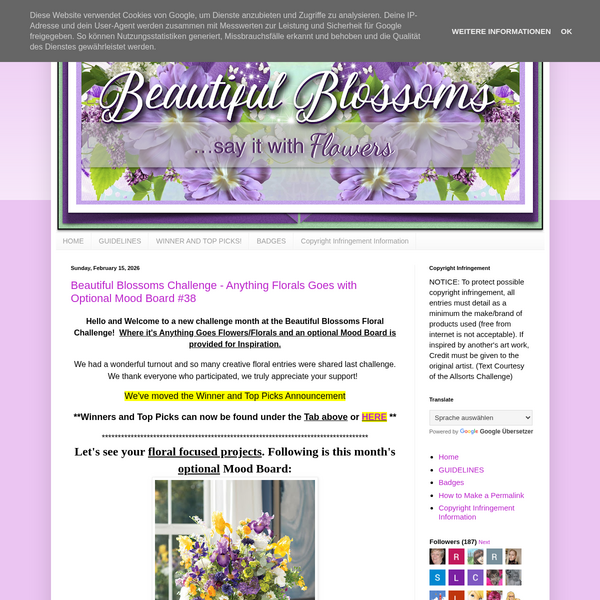 Beautiful Blossoms Challenge screenshot