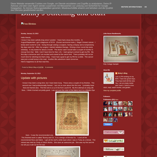 Binky's Stitching and Stuff screenshot