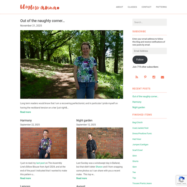 Blogless Anna screenshot