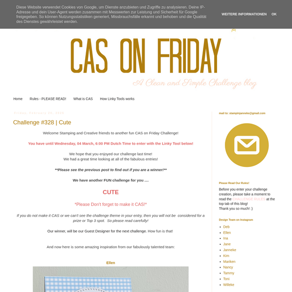 CAS on Sunday screenshot