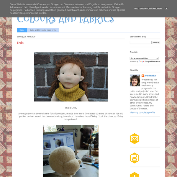 Colours and Fabrics screenshot