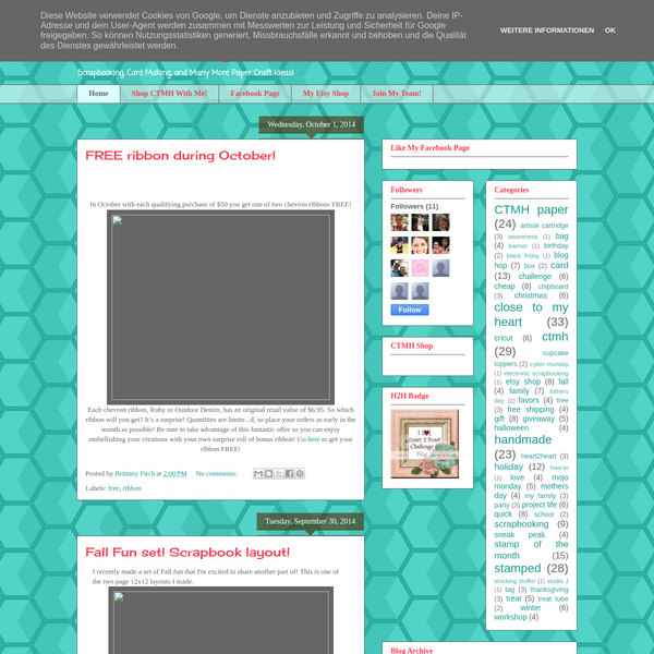 Crafty Paper Creations - Brittany Fitch screenshot