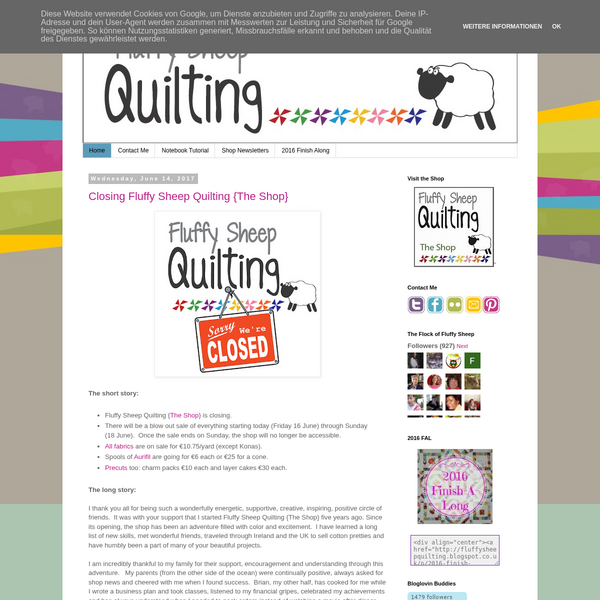 Fluffy Sheep Quilting screenshot