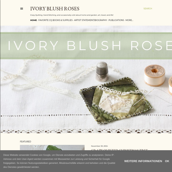 Ivory Blush Roses screenshot