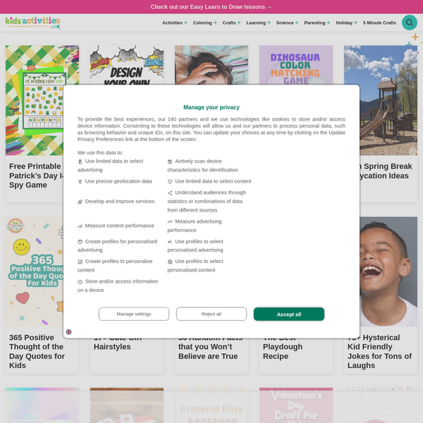 Kids Activities Blog - Holly Homer screenshot