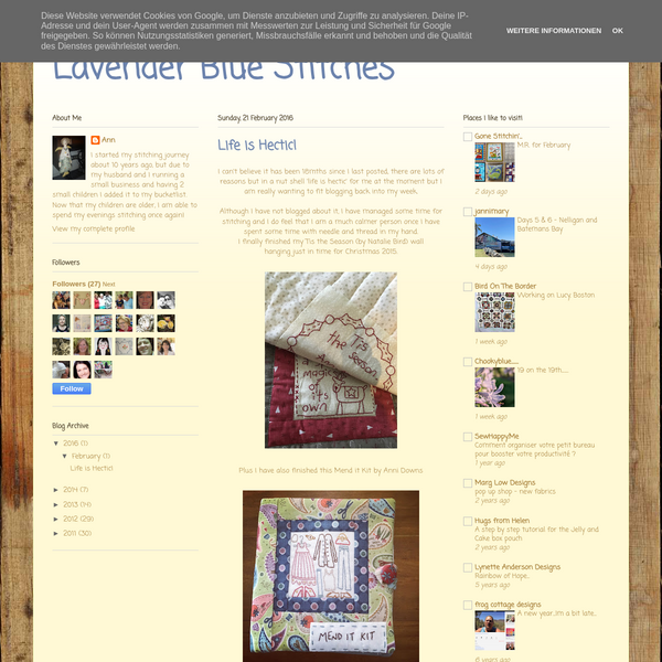 Lavender Blue Stitches screenshot