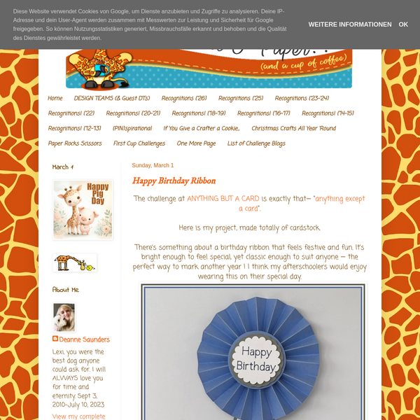 A Little Bit o' Paper - Deanne Saunders screenshot