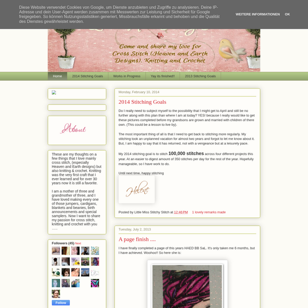 Little Miss Stitchy Stitch screenshot