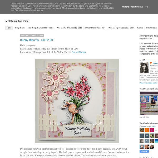 Mrs B's Blog screenshot