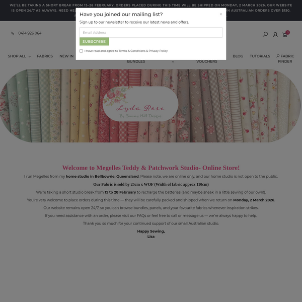 Megelles Patchwork Studio screenshot