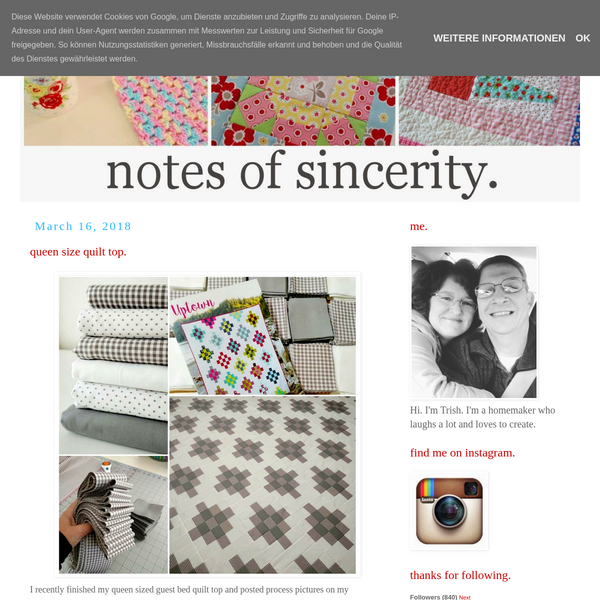 Notes of Sincerity screenshot