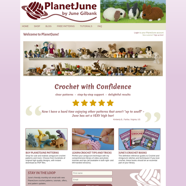 PlanetJune - June Gilbank screenshot