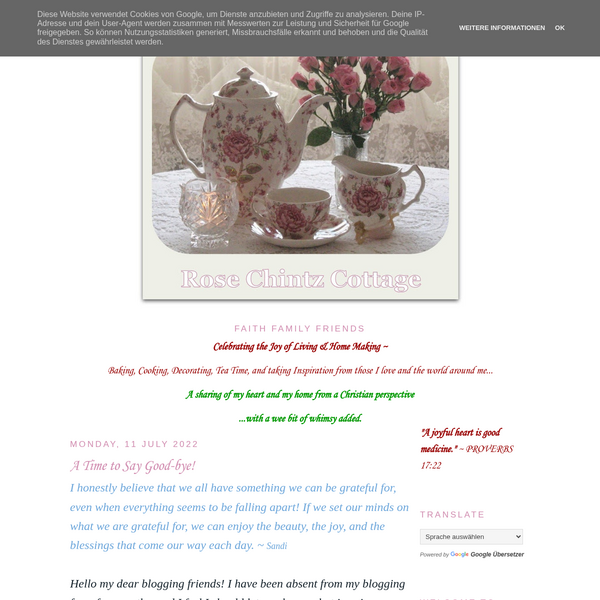 Rose Chintz Cottage screenshot