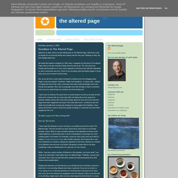 The Altered Page screenshot